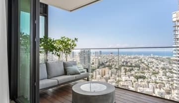 פנטהאוז עם נוף לים בתל אביב